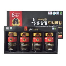 고려6년근 흑홍삼정 프리미엄, 240g, 4개