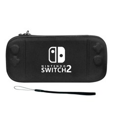 홈해락 닌텐도 스위치2 휴대용 케이스 파우치 하드 케이스, 1개, 블랙, S2SNB