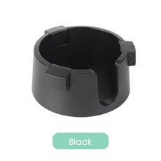 桌麵水盃固定器防溢齣防打翻飲料盃架多功能塑料盃托防水盃槽支架, 1個, 黑色 J5049, 黑色
