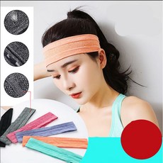 헤어 다용도 밴드 1개(색상 스포츠 택1), 핑크