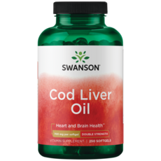 Swanson 斯旺森 魚肝油軟膠囊 700mg, 250顆, 1罐