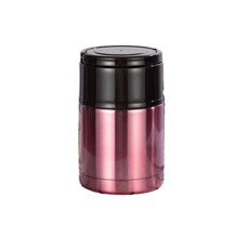 304不鏽鋼燜燒杯 大容量保溫杯, 玫瑰紅, 1個, 800ml