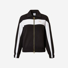 매장정품 푸마 PUMA T7 릴렉스 크롭 트랙 자켓 - BLACK APAP PKI63396001 1334427