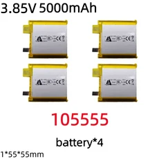 3.7V 5000mAh 3000mAh 리튬 폴리머 배터리 906090 955565 755060 974058 103665 103450 3.85V 105555 모바, 06 105555-4