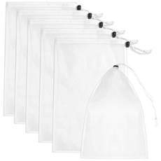 6팩 수영장 진공 필터 백 나뭇잎 및 파편 컬렉션용 드로스트링 잠금 장치가 있는 미세 메시 네트 백 수영장 청소기 수족관 연못 및 야외 청소 도구와 호환 가능, 6팩 수영장 진공 필터 백, 나뭇잎 및 파편 컬렉션용