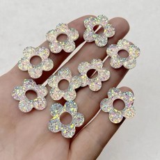 꽃 라인 쥬얼리 헤어 만들기 장식 스크랩북 웨딩 플랫 백, 1개, 9. J290