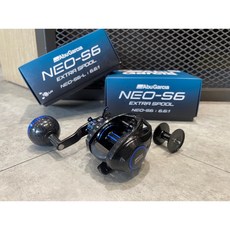 ABU GARCIA NEO-S6 雙線杯小烏龜雙軸捲線器，輕量化設計，精準煞車系統，釣魚愛好者首選, 1個, NEO-S6-L