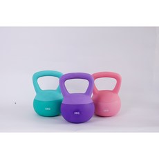 스포츠 말랑말랑 소프티 케틀벨 PVC 아령, 1개, 퍼플, 5kg