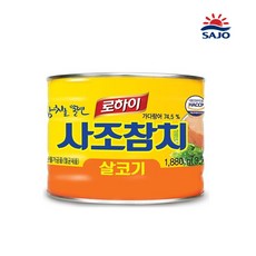사조참치 살코기, 1.88kg, 2개