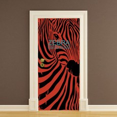 현관문 리폼 시트지_zebra2