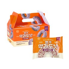 명가 약과도넛 군고구마맛60g x 10개 선물용 식사대용 옛날도너츠, 1박스, 60g