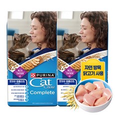 퓨리나 전연령용 캣차우 컴플리트 고양이 건식사료 / 고단백 사료, 면역/항산화, 1.5kg, 2개