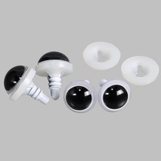 화이트 크리스탈 나사눈 인형눈(6개) [3706]