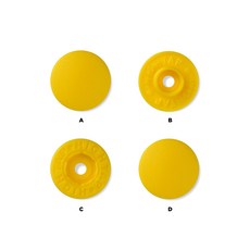국산 티단추 하이탭 11mm 40세트, 1개, T 504 파리스데이지옐로우