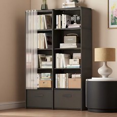 페어홈 조립식 옷장 서랍형 수납 선반 팬트리 수납함 드레스룸 비키니 옷장, 5단, 블랙