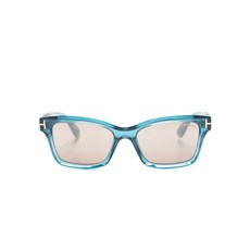 톰포드 직사각 프레임 반투명 선글라스