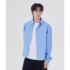 매장정품 굿라이프웍스 GLW 스테디 페이퍼 코튼 크롭 셔츠 블루 26SSGS04BL 233514