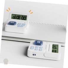 학생 집중력 향상 디지털 시간 측정기 LCD 화면 책상 학습 관리 도구, 1개, 블루