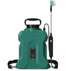 12L背負式電動噴霧器-園林綠化澆花消毒打藥, 綠色, 1個