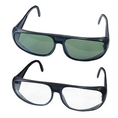 예초기용 투명 칼라 보안경 보호안경 안전용품 제초기 벌초 산소 용접, 투명 보안경, 1개