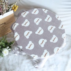 冬季保暖寵物小毛毯 雙層加厚加絨 狗狗墊子 貓咪毯子, 1個, 單層-典雅灰,M 60*80 建議7.5公斤內