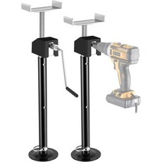 보이센 RV 슬라이드 아웃 지지대 20인치49인치 높이 조절 가능 전동 드릴 또는 손잡이로 강력한 캠퍼 안정기 최대 5000파운드