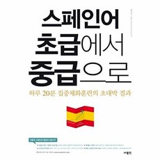 스페인어 초급에서 중급으로:하루 20분 집중체화훈련의 초대박 결과, 사람in, 없음