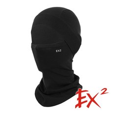 【EX2德國】羊毛保暖面罩 黑色 668014, 1個, 56-60cm