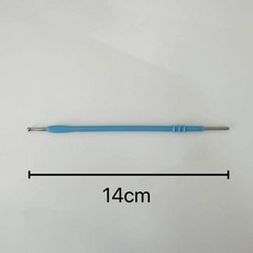 고주파 전기소작기 전극 팁 침형 편도형 전기응고 동물용 부품, 1개, N_14cm구형(구경3mm)