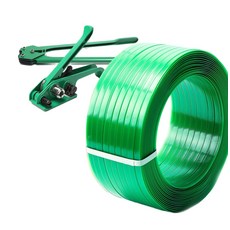 밴딩 거치대 코드스트랩 포장용 밴드 업그레이드 엠보싱 보강 1608 5kg, 그린 프레스 플라이어