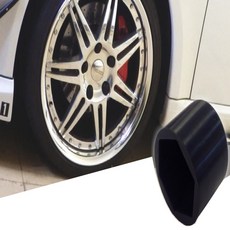 카메이크업 휠너트캡 휠악세사리 휠튜닝 차량 악세사리 액세서리, 블랙, 1개