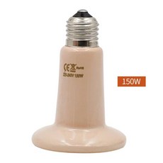 발열전구 온열 열등 1pc 반려동물 파충류 난방 램프 220V 원적외선 세라믹 이미 터 열 25W 50W 75W 100W 150W 200W