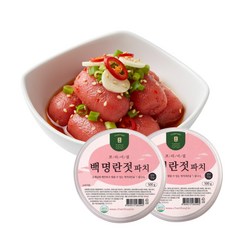 프리미엄 저염 백 명란젓 파치 전통발효 노하우, 2개, 500g
