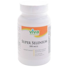 viva vitamins 超級硒 200 微克膠囊, 120顆, 1罐