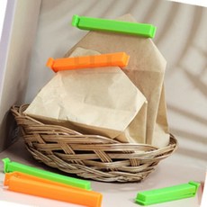 닐스 과자 비닐 밀봉 집게 11cm 봉지타이