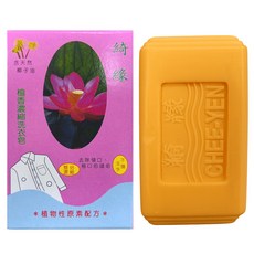 綺緣檀香濃縮洗衣皂，含天然椰子油，植物性配方，雙倍濃縮，溫和不傷手，去除頑垢, 200g, 1個