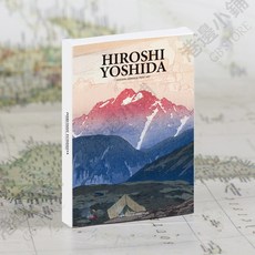 明信片30張海報印刷墻貼 - 世界名畫藝術文藝風裝飾卡片, 1個, 吉田博 30張