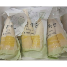 부드러운 삶은죽순 2024 거제 햇 죽순, 1개, 500g