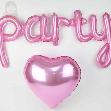 SolSun Party 풍선 핑크 풍선장식