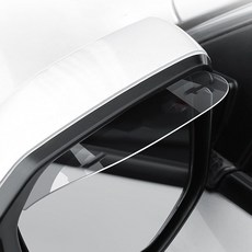 사이드미러 빗물커버 레인가드 시야확보 보호캡, 1개