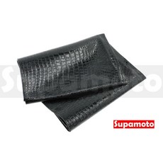 Supamoto 亮黑鱷魚皮坐墊皮 DIY修補皮革 適用於座墊椅墊