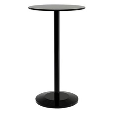 철제 테이블 와인바 술집 원형 인테리어 스탠딩 탁자 60x104, K. 검은 색 60106 업그레이드 시멘트