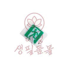 비상구 대피로 유도등 중형, 유백색, 1개