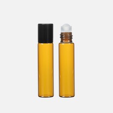 롤온 향수용기 공병 블랙 뚜껑 브라운 5ml 30개