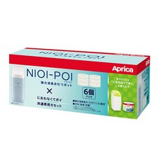 @企鵝寶貝@ Aprica 愛普力卡 NIOI-POI強力除臭尿布處理器專用替換膠捲六入組，有效抗菌除臭，替換簡單方便，給寶寶清新衛生的環境, 1個
