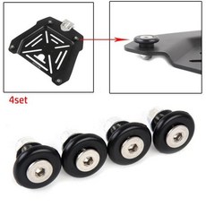 알루미늄탑박스 배달대행 리어백 탑박스오토바이 브래킷 부싱 패드 알루미늄 후면 수하물 케이스 테일 탑 한개옵션1 * 한개옵션0 * 단일사이즈