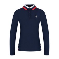 까스텔바작 여성 삼색 에리 포인트 티셔츠 BGCFTS504