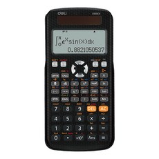 델리 공학용 계산기 D991EX 고화질대화면 FX-570cw 동급모델 분수표시 미분 적분 복소수 solve, 1개, 단품