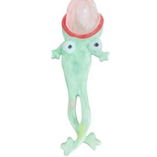 廢物專賣店 抖音青蛙湯匙 陶瓷大嘴青蛙勺 搞怪沙雕禮物, 1個, 青蛙湯匙, 湯匙