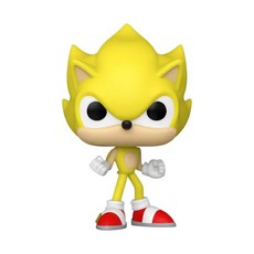 Funko - 소닉 더 헤지혹 - 슈퍼 소닉 Pop! 비닐 피규어 AAA 독점 (스타일은 다를 수 있음)
